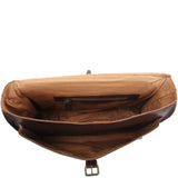 Aktentasche Businesstasche Messenger Bag Vintage Leder braun LE3008