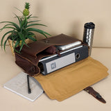 Aktentasche Businesstasche Messenger Bag Vintage Leder braun LE3008