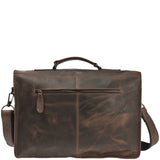 Aktentasche Businesstasche Messenger Bag Vintage Leder schlamm LE3008