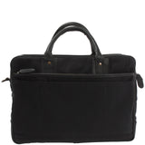 Aktentasche Handgepäck Trolleytasche Canvas Leder schwarz LE3066