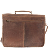 Aktentasche Lehrertasche Businesstasche Damen Herren Leder braun LE3043