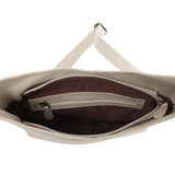 Damentasche Umhängetasche Handtasche Leder beige LE0065