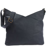 Damentasche Umhängetasche Handtasche Leder navy LE0065