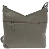 Damentasche Umhängetasche Handtasche Leder oliv LE0065