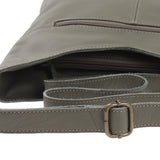 Damentasche Umhängetasche Handtasche Leder oliv LE0065