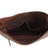 Damentasche Umhängetasche Handtasche Leder rehbraun LE0065