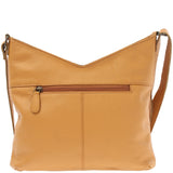 Damentasche Umhängetasche Handtasche Leder senf LE0065