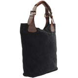 Henkeltasche Damentasche Wildleder Leder anthrazit LE0033