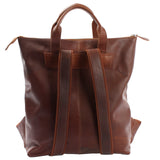 Lederrucksack Cityrucksack Freizeitrucksack Leder braun LE1033