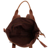 Lederrucksack Cityrucksack Freizeitrucksack Leder braun LE1033