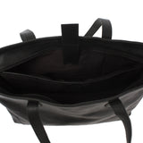 Schultertasche Damentasche DIN A4 Leder schwarz LE0071