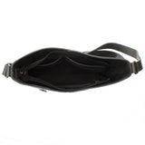 Damentasche Umhängetasche Handtasche Leder dunkelgrau LE0065
