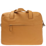 große Schultertasche Henkeltasche Shopper DIN A4 Handtasche Damen Leder senf LE0059