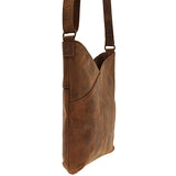 Schultertasche Umhängetasche Handtasche Leder vintage-braun LE0065