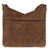 Schultertasche Umhängetasche Handtasche Leder vintage-braun LE0065