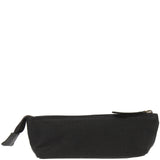 Stiftemappe Federtasche Stifteetui Federmappe Damen Herren Canvas Leder schwarz LE9026