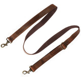 Trageriemen Gurt Schulterriemen Leder braun 175cm LEC-R5