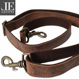 Trageriemen Gurt Schulterriemen Leder braun 175cm LEC-R5