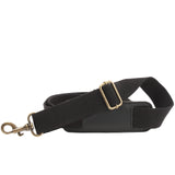 Trageriemen Baumwolle Leder 150cm schwarz LEC-R6