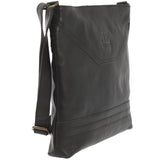 Umhängetasche Ledertasche Damen Schultertasche Leder schwarz LE0066