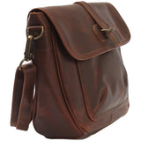 Umhängetasche Damen Schultertasche Damentasche Handtasche Leder braun LE3053