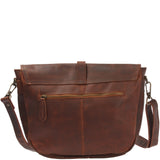 Umhängetasche Damen Schultertasche Damentasche Handtasche Leder braun LE3053