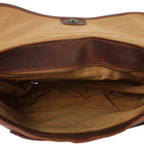 Umhängetasche Damen Schultertasche Damentasche Handtasche Leder braun LE3053