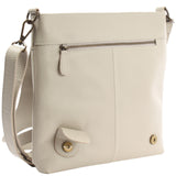 Umhängetasche Ledertasche Damen Schultertasche Leder beige LE3073