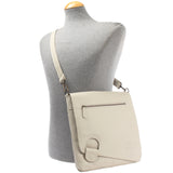 Umhängetasche Ledertasche Damen Schultertasche Leder beige LE3073