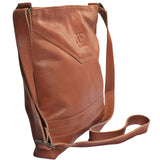 Umhängetasche Ledertasche Damen Schultertasche Leder hellbraun LE0066