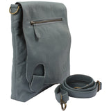 Umhängetasche Ledertasche Damen Schultertasche Leder jeans-blau LE3073