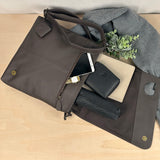 Umhängetasche Ledertasche Damen Schultertasche Leder kaffeebraun LE3073