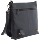 Umhängetasche Ledertasche Damen Schultertasche Leder navy LE3073