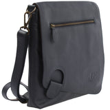 Umhängetasche Ledertasche Damen Schultertasche Leder navy LE3073