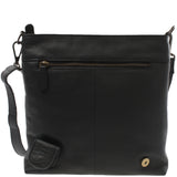 Umhängetasche Ledertasche Damen Schultertasche Leder schwarz LE3073