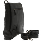 Umhängetasche Ledertasche Damen Schultertasche Leder schwarz LE3073