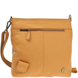 Umhängetasche Ledertasche Damen Schultertasche Leder senf LE3073
