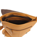 Umhängetasche Ledertasche Damen Schultertasche Leder senf LE3073