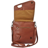 Umhängetasche Ledertasche Schultertasche Leder hellbraun LE3027