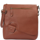 Umhängetasche Ledertasche Schultertasche Leder hellbraun LE3027