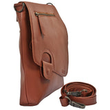 Umhängetasche Ledertasche Schultertasche Leder hellbraun LE3027