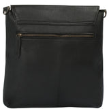 Umhängetasche Ledertasche Schultertasche Leder schwarz LE3027