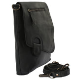 Umhängetasche Ledertasche Schultertasche Leder schwarz LE3027