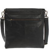 Umhängetasche Ledertasche Damen Schultertasche Leder schwarz LE3073