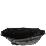 Umhängetasche Ledertasche Damen Schultertasche Leder schwarz LE3073