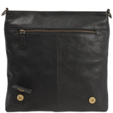 Umhängetasche Ledertasche Damen Schultertasche Leder schwarz LE3073