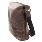 Umhängetasche Schultertasche Damentasche Ledertasche Leder dunkel-taupe LE3076