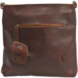 Umhängetasche Ledertasche Schultertasche Leder braun LE3027