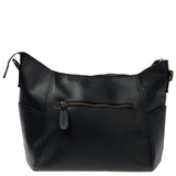 Umhängetasche Schultertasche Ledertasche Leder schwarz LE0058