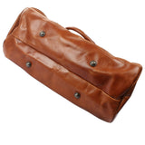 Weekender Reisetasche Sporttasche Leder 53cm cognac LE2004